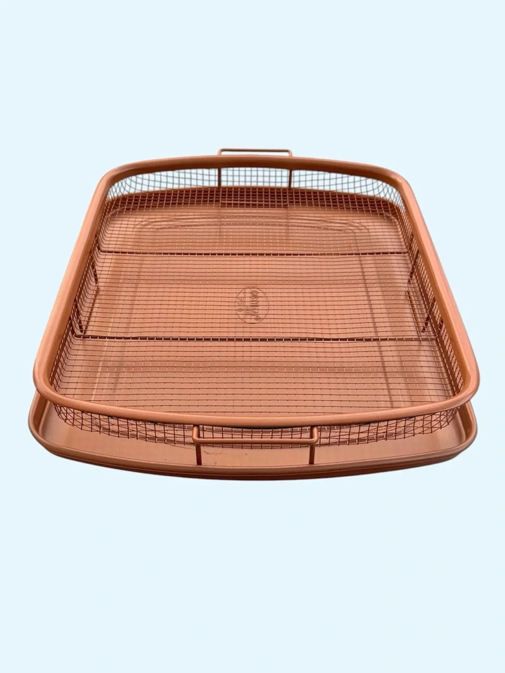 Gotham Steel Pro XL Nonstick Ceramic Copper Crisper Tray ~ 2-Piece Set
